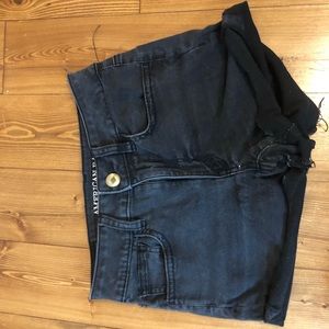 Black high waisted shorts